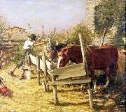 Henry Herbert La Thangue The Appian Way USA oil painting artist